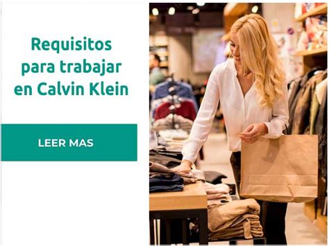 Cómo trabajar en Calvin Klein: requisitos y beneficios.